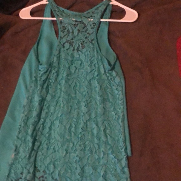 Blue Layered Racerback tank - Picture 2 of 3